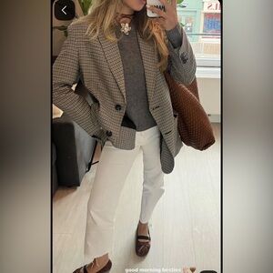 Mango Houndstooth Blazer